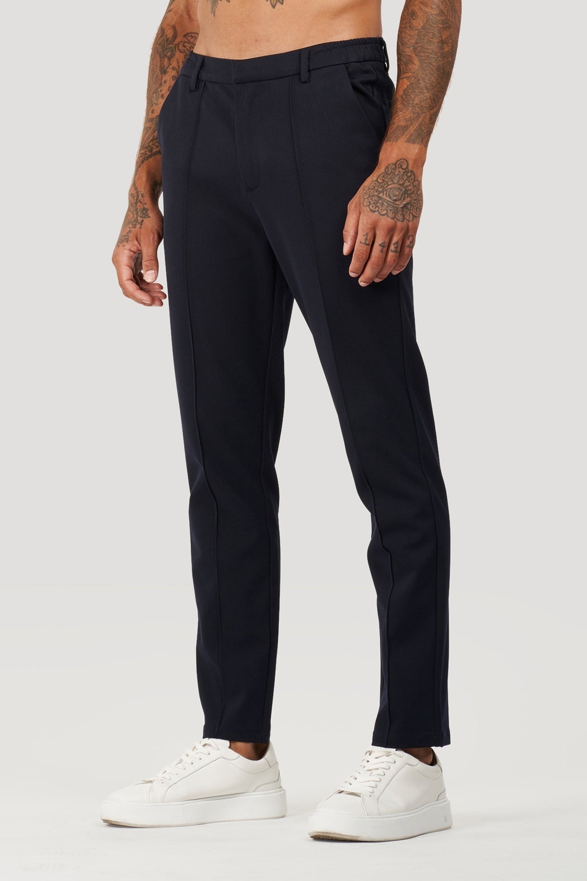 Calça Alfaiataria Masculina Oxford Atlantic Azul Marinho