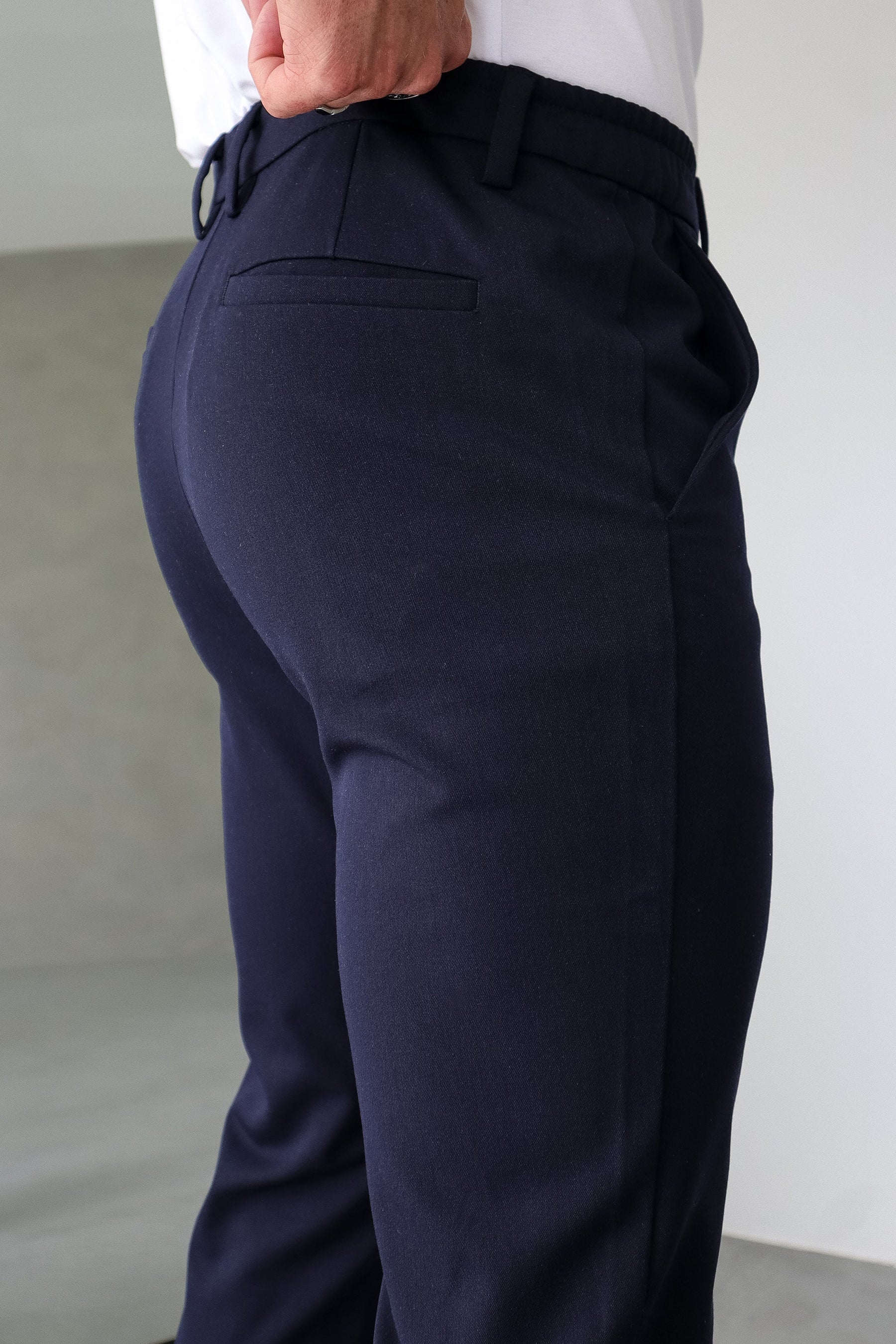 Calça Social Masculina De Santis Atlantic Azul