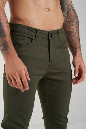 Calça de Sarja Masculina Atlantic Verde