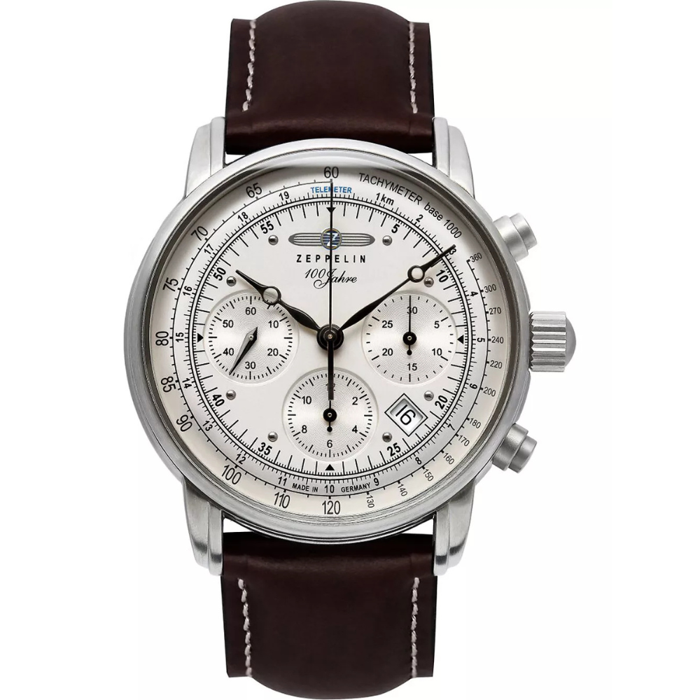 Relógio Automático Zeppelin 100 Anos Brown – Cronógrafo