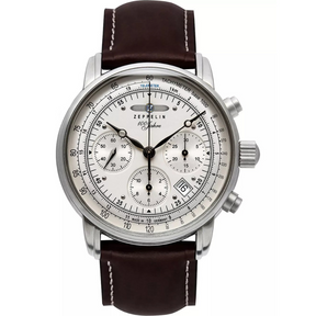 Relógio Automático Zeppelin 100 Anos Brown – Cronógrafo