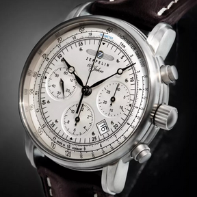 Relógio Automático Zeppelin 100 Anos Brown – Cronógrafo