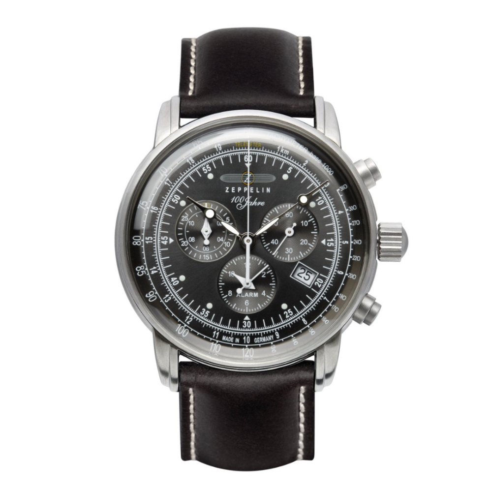 Relógio Automático Zeppelin 100 Anos Black Premium – Cronógrafo
